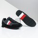 Vyriški kedai TOMMY HILFIGER CORPORATE LEATHER FLAG RUNNER fm0fm02380990 spalva juoda