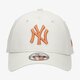 Vyriška kepurė su snapeliu NEW ERA KEPURĖ 9FORTY NYY STN NEW YORK YANKEES STNTOF 60137489 spalva rusvai gelsva