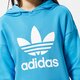 Moteriškas džemperis ADIDAS DŽEMPERIS SU GOBTUVU TRF HOODIE he6952 spalva mėlyna