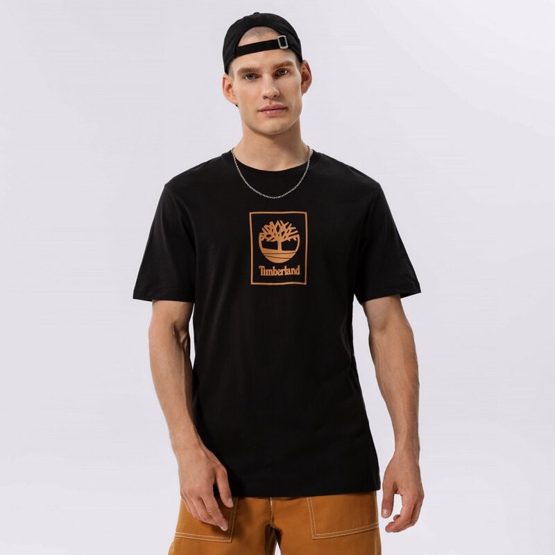 TIMBERLAND MARŠKINĖLIAI EPP   - SS STACK LOGO PRINT TEE