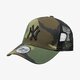 Vyriška kepurė su snapeliu NEW ERA KEPURĖ CAMO TEAM TRUCKER NEW YORK YANKEES WOODLAND C 80536758 spalva daugiaspalvė