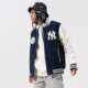 Vyriška rudeninė striukė NEW ERA STRIUKĖ HERITAGE VARSITY NYY NEW YORK YANKEES 60332221 spalva tamsiai mėlyna