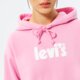 Moteriškas džemperis LEVI'S DŽEMPERIS SU GOBTUVU   GRAPHIC STANDARD HOODIE 18487-0162 spalva rožinė