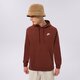 Vyriškas džemperis NIKE DŽEMPERIS SU GOBTUVU SPORTSWEAR CLUB FLEECE bv2654-217 spalva ruda