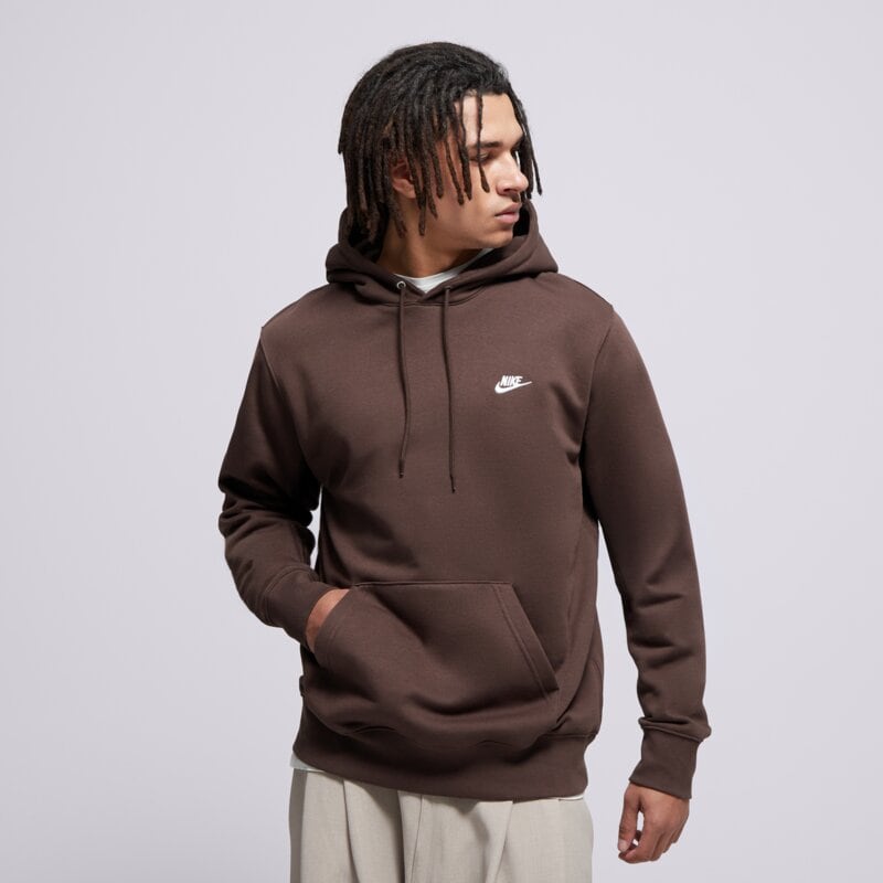 NIKE DŽEMPERIS SU GOBTUVU M NK CLUB BB PO HOODIE