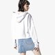 Moteriškas džemperis ADIDAS DŽEMPERIS CROPPED HOODIE WHT dx2321 spalva balta
