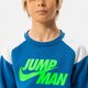Vaikiškas džemperis JORDAN DŽEMPERIS JUMPMAN X NIKE FLC CREW BOY 95b133-baj spalva mėlyna