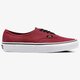 Vyriški inkariukai VANS AUTHENTIC  vn000qer5u81m spalva tamsiai raudona