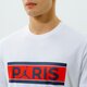 Vyriški marškinėliai JORDAN MARŠKINĖLIAI PARIS SAINT-GERMAIN WORDMARK db6510-100 spalva balta