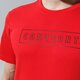 Vyriški marškinėliai CONFRONT MARŠKINĖLIAI BOX LOGO TEE RED cf121tsm43001 spalva raudona