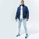 Vyriška žieminė striukė PUMA STRIUKĖ  ŽIEMINĖ ESS+ PADDED JACKET 58212906 spalva tamsiai mėlyna