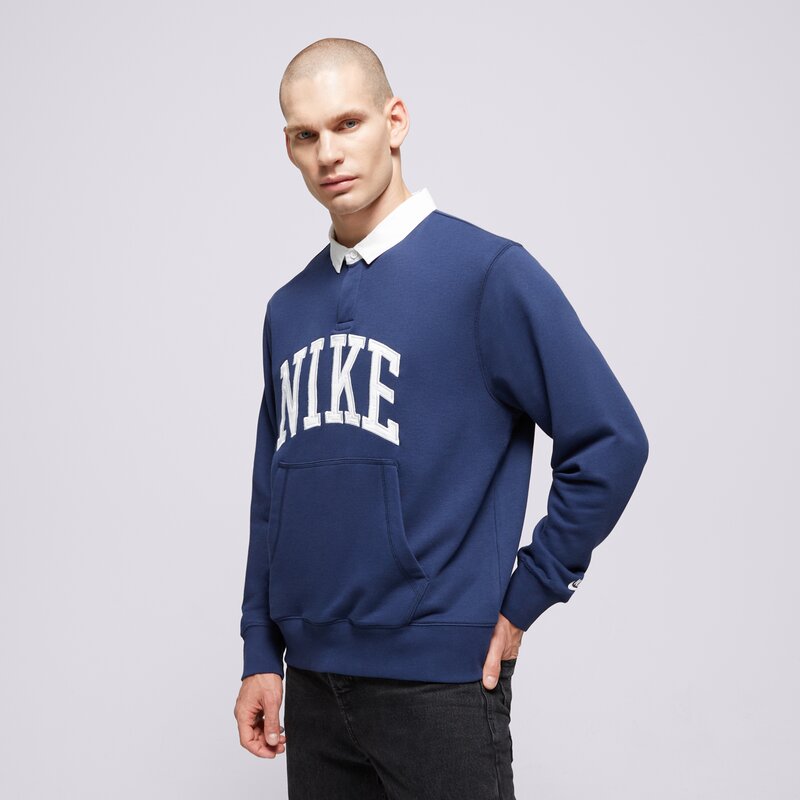 NIKE DŽEMPERIS M NK CLUB HBR FT LS POLO