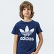 Vaikiški marškinėliai ADIDAS MARŠKINĖLIAI TREFOIL TEE MM gd2679 spalva tamsiai mėlyna
