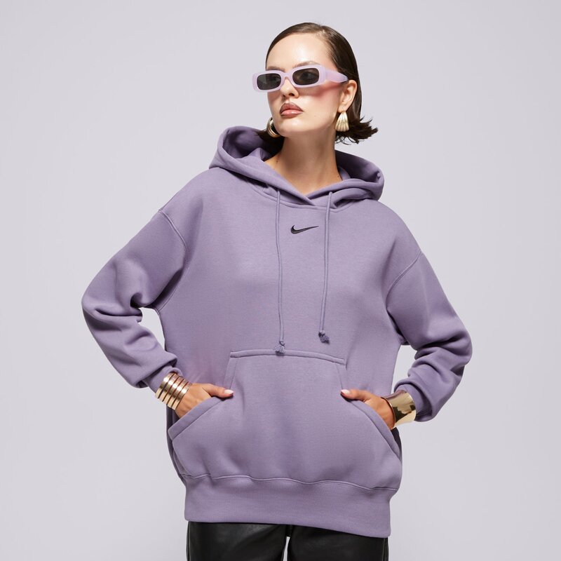 NIKE DŽEMPERIS SU GOBTUVU   W NSW PHNX FLC OS PO HOODIE