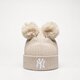 Moteriška kepurė NEW ERA KEPURĖ WMNS DOUBLE POM BEANIE NYY NEW YORK YANKEES 60364292 spalva rusvai gelsva