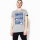 Vyriški marškinėliai PUMA MARŠKINĖLIAI SS SNEAKER PHOTO TEE 59093503 spalva pilka