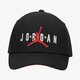 Vaikiška kepurė su snapeliu JORDAN KEPURĖ LEGACY 91 JUMPMAN AIR CAP ck1248-010 spalva juoda