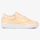 Moteriški kedai REEBOK CLUB C 85 PATENT DESERT DUST WHITE bs9778 spalva rusvai gelsva