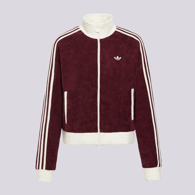 ADIDAS DŽEMPERIS UŽSEGAMAS VELOUR   KNIT TRACK MARŠKINĖLIAI