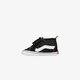 Vaikiški inkariukai VANS IN SK8-HI CRIB vn0a346p6bt1 spalva juoda