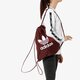 Moteriškas sportinis maišelis ADIDAS MAIŠAS GYMSACK TREFOIL dv2390 spalva tamsiai raudona