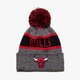 Vaikiška kepurė NEW ERA KEPURĖ NBA KNIT MARL CHI BULLS GRA/OTC 80524568 spalva pilka