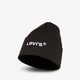 Vaikiška kepurė LEVI'S KEPURĖ  ŽIEMINĖ WORDMARK BEANIE d55480006 spalva juoda