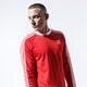 Vyriški marškinėliai ADIDAS MARŠKINĖLIAI 3-STRIPES LS T fm3776 spalva raudona