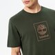 Vyriški marškinėliai TIMBERLAND MARŠKINĖLIAI EPP   - SS STACK LOGO PRINT TEE tb0a5zh1bw51 spalva žalia