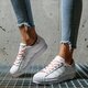 Vaikiški kedai ADIDAS SUPERSTAR J  fv3761 spalva balta