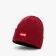 Vaikiška kepurė LEVI'S KEPURĖ RED BATWING EMBROIDERED BEANIE 38022-0184 spalva tamsiai raudona