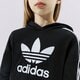 Vaikiškas džemperis ADIDAS DŽEMPERIS SU GOBTUVU CROPPED HOODIE GIRL h32337 spalva juoda