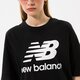 Moteriški marškinėliai NEW BALANCE MARŠKINĖLIAI ESSENTIALS STACKED LOGO wt03519bk spalva juoda