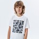 Vaikiški marškinėliai NIKE MARŠKINĖLIAI B NSW TEE VERBIAGE 3 cz1818-100 spalva balta