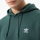 Vyriškas džemperis ADIDAS DŽEMPERIS SU GOBTUVU ESSENTIAL HOODY hk0099 spalva žalia