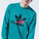 Vyriškas džemperis ADIDAS DŽEMPERIS SWEATSHIRT fm3702 spalva žalia