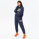 Moteriškas džemperis ELLESSE DŽEMPERIS SU GOBTUVU RAMO CROP HOODY NAVY sgp15918429 spalva tamsiai mėlyna
