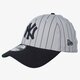 Vaikiška kepurė su snapeliu NEW ERA KEPURĖ PINSTRIPE STRETCH NY YANKEES TEAM COLOUR 80259364 spalva pilka