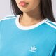 Moteriški marškinėliai ADIDAS MARŠKINĖLIAI 3 STRIPES hc1963 spalva mėlyna