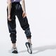 Moteriškos kelnės NIKE KELNĖS W NSW AIR TRK PANT SATIN bv4781-010 spalva juoda