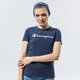 Moteriški marškinėliai CHAMPION MARŠKINĖLIAI CREWNECK MARŠKINĖLIAI 113223bs501 spalva tamsiai mėlyna
