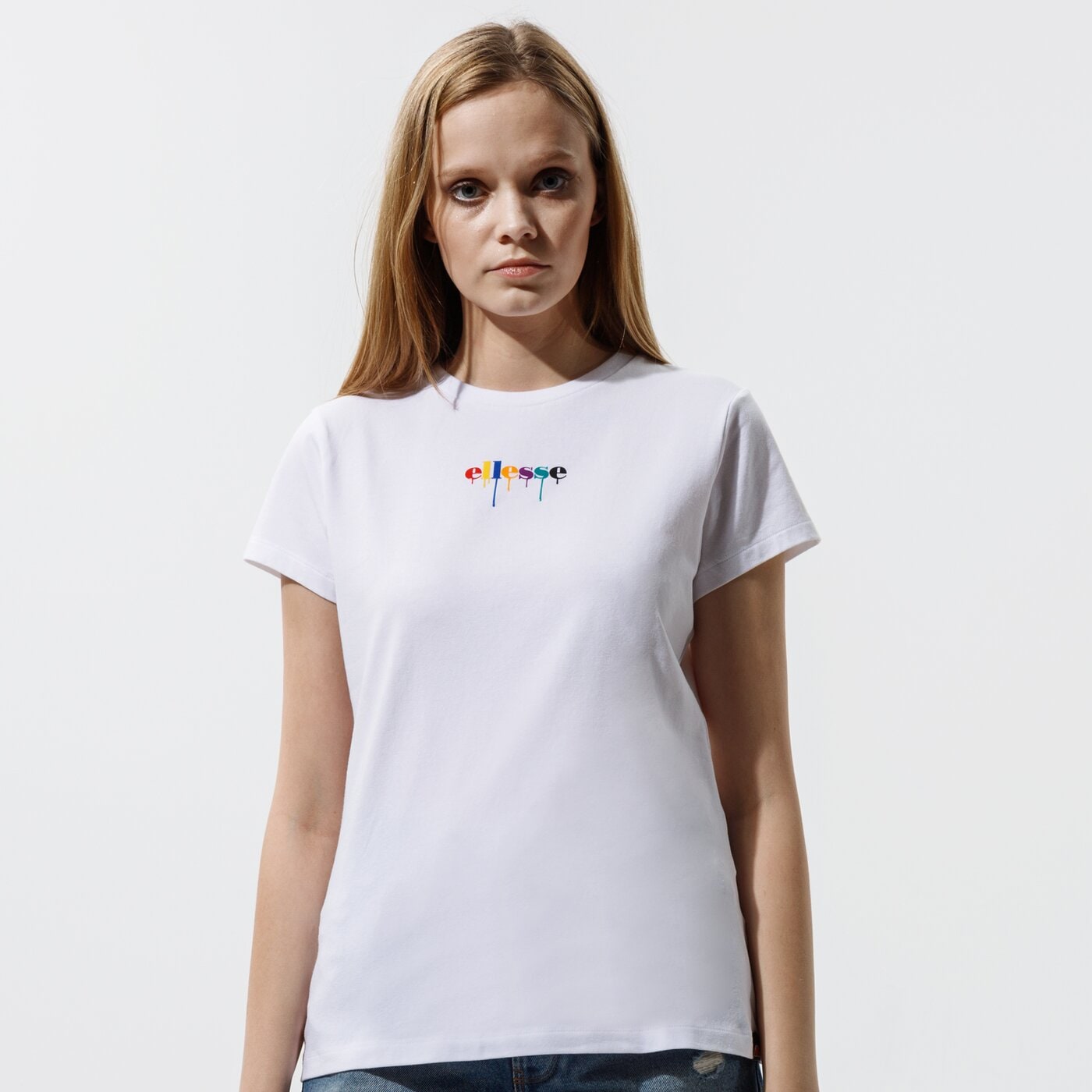 Moteriški marškinėliai ELLESSE MARŠKINĖLIAI ROSEMUND TEE WHT sgi11089908 spalva balta