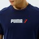 Vyriški marškinėliai PUMA MARŠKINĖLIAI RAD/CAL TEE - PEACOAT 58938506 spalva tamsiai mėlyna