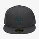 Vyriška kepurė su snapeliu NEW ERA KEPURĖ ESSENTIAL 59FIFTY NYY NEW YORK YANKEES 12285497 spalva pilka