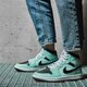 Moteriški kedai AIR JORDAN 1 MID  bq6472-300 spalva žalia