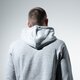 Vyriškas džemperis CHAMPION DŽEMPERIS SU GOBTUVU LOGO HOODY 215496em006 spalva pilka