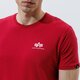 Vyriški marškinėliai ALPHA INDUSTRIES MARŠKINĖLIAI BASIC T SMALL LOGO 188505-523 spalva raudona