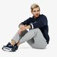 Vyriškas džemperis NIKE DŽEMPERIS M NSW NIKE AIR CREW FLC SPORTSWEAR ar1822-451 spalva tamsiai mėlyna