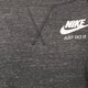 Moteriškas džemperis NIKE DŽEMPERIS GYM VINTAGE CREW 726055060 spalva pilka