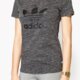 Moteriški marškinėliai ADIDAS MARŠKINĖLIAI TREFOIL TEE ay7904 spalva pilka